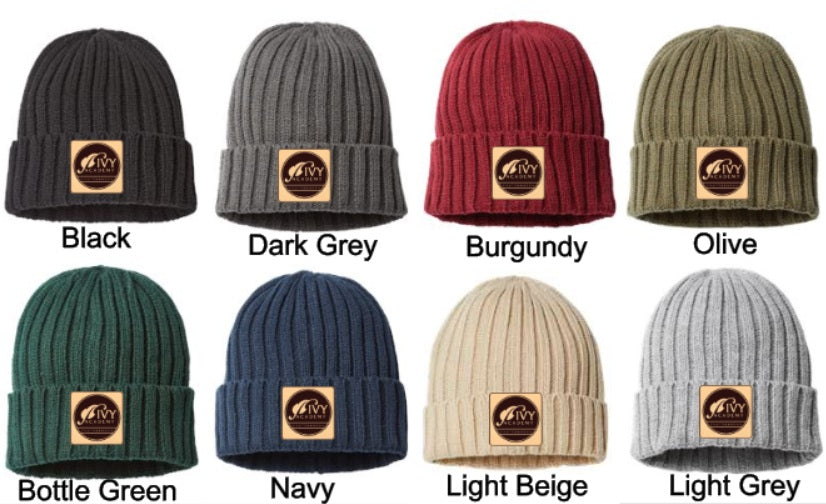 Ivy Spirit Store Beanie w/ Leather Patch