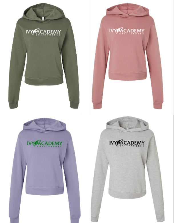 Ivy Spirit Store Bella + Canvas Women's Cropped Hoodie